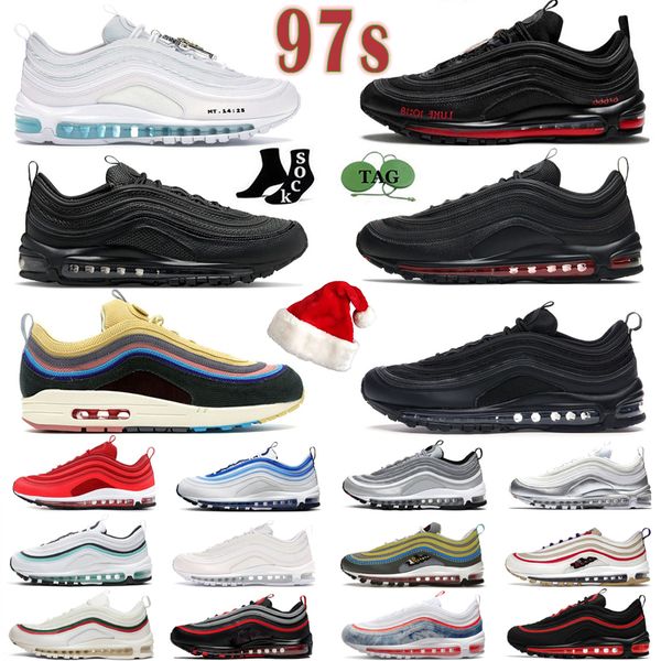 97s 97 running shoes jesus shoes satan sean wotherspoon triple white black halloween silver bullet blue bred mens womens trainer
97s 97 running shoes jesus shoes satan sean wotherspoon triple white black halloween silver bullet blue bred mens womens trainer