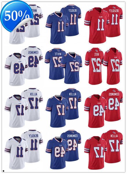 40 von miller jersey buffalo''bills''men women youth 27 tre'davious white 14 stefon diggs 17 josh allen red 24 kaii, Black;red
40 von miller jersey buffalo''bills''men women youth 27 tre'davious white 14 stefon diggs 17 josh allen red 24 kaii, Black;red