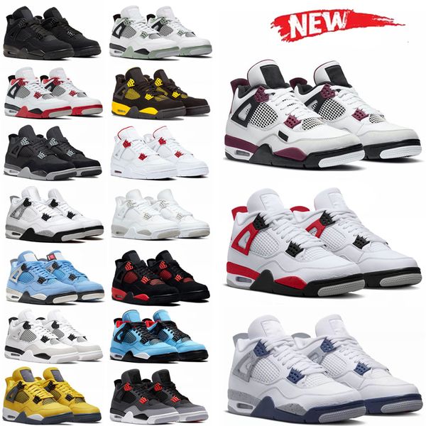 2023 men women basketball shoes 4 4s military black cat sail red thunder university blue white oreo fire pure money midnight navy mens sneak
2023 men women basketball shoes 4 4s military black cat sail red thunder university blue white oreo fire pure money midnight navy mens sneak