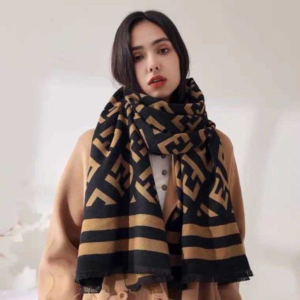scarves hat glove set scarf dyet letter double sided thickened warm cashmere suitable for air conditioner shawl in autumn and winter offices, Blue;gray
scarves hat glove set scarf dyet letter double sided thickened warm cashmere suitable for air conditioner shawl in autumn and winter offices, Blue;gray