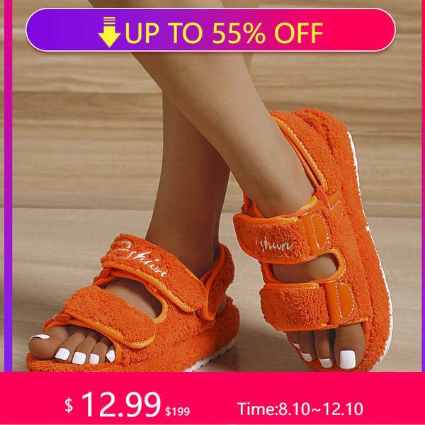 sandals 2022 fur sandals women summer thick flat slides outdoor sandals girl fashion casual beach shoes ladies open toe fuzzy slipper t22120, Black
sandals 2022 fur sandals women summer thick flat slides outdoor sandals girl fashion casual beach shoes ladies open toe fuzzy slipper t22120, Black