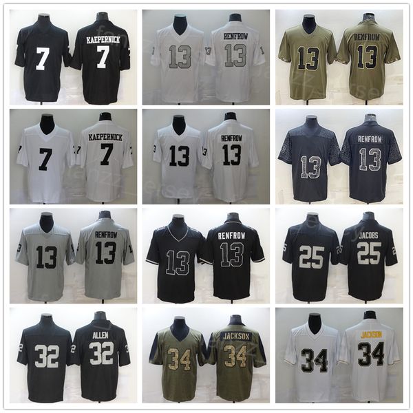 men football 13 hunter renfrow jersey 34 bo jackson 25 josh jacobs 32 marcus allen black white grey army green team embroidery and sewing sa, Black;red
men football 13 hunter renfrow jersey 34 bo jackson 25 josh jacobs 32 marcus allen black white grey army green team embroidery and sewing sa, Black;red