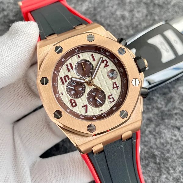 gd factory royal silver watches luxury watch automatic movement mechanical red rubber strap mechanical men sapphire wristwatches with box, Slivery;brown
gd factory royal silver watches luxury watch automatic movement mechanical red rubber strap mechanical men sapphire wristwatches with box, Slivery;brown