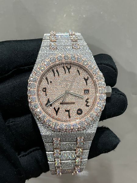 new version moissanite stones watches rose gold&silver pass test mens diamond t op quality mechanical eta movement luxury full iced out 2-to, Slivery;brown
new version moissanite stones watches rose gold&silver pass test mens diamond t op quality mechanical eta movement luxury full iced out 2-to, Slivery;brown
