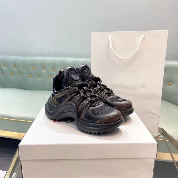 women's boots new designer classic sneakers old flower print casual shoes wave shape bottom chunky heel 5.5cm mesh size 36-40 autumn wi, Black
women's boots new designer classic sneakers old flower print casual shoes wave shape bottom chunky heel 5.5cm mesh size 36-40 autumn wi, Black