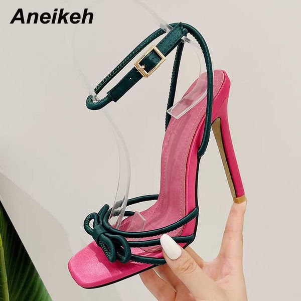 sandals aneikeh new fashion square open toe thin high heel women summer sandals butterfly-knot decoration ankle buckle strap party shoes t23, Black
sandals aneikeh new fashion square open toe thin high heel women summer sandals butterfly-knot decoration ankle buckle strap party shoes t23, Black