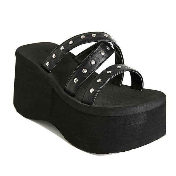 sandals brand new 2022 high heels black gothic comfy walking wedges summer thick platform sandals shoes woman slipper big size 43 t221209
sandals brand new 2022 high heels black gothic comfy walking wedges summer thick platform sandals shoes woman slipper big size 43 t221209
