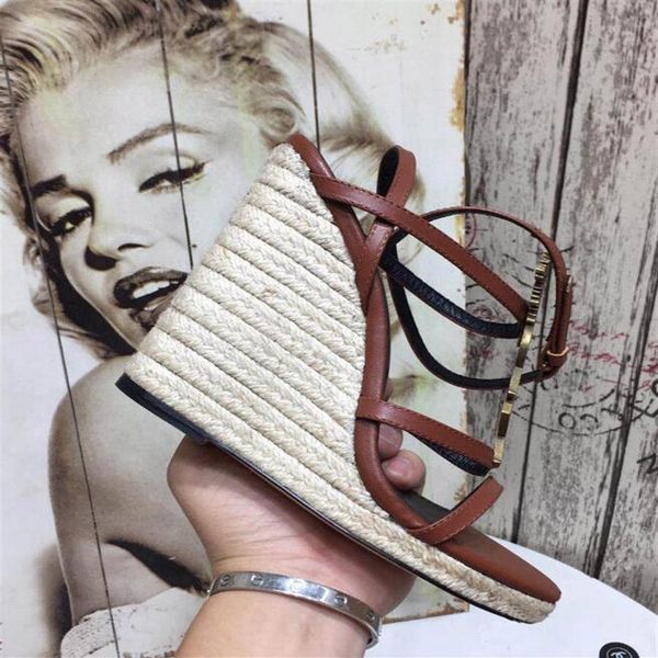 brand women's sandals genuine leather wedges 12cm heel height ladies black patent shoes high heels zapatos sandals2940
brand women's sandals genuine leather wedges 12cm heel height ladies black patent shoes high heels zapatos sandals2940
