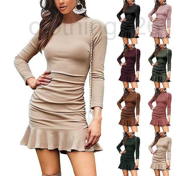 casual dresses designer autumn new women's mini skirt knitted long sleeve pleated 3ux2, Black;gray
casual dresses designer autumn new women's mini skirt knitted long sleeve pleated 3ux2, Black;gray