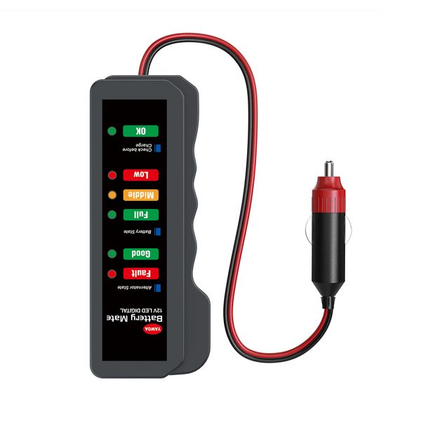 mini 12v auto digital battery tester diagnostic tool car charger port multiple functions tester alternator led light for improving driving s
mini 12v auto digital battery tester diagnostic tool car charger port multiple functions tester alternator led light for improving driving s