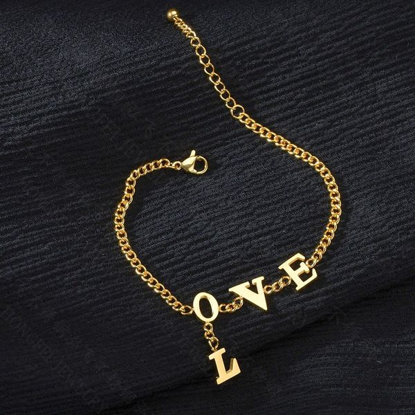 love personalized letters pendant chains bracelet evil eye bracelets for women jewelry charome designer bracelets wedding wholesale lobster, Golden;silver
love personalized letters pendant chains bracelet evil eye bracelets for women jewelry charome designer bracelets wedding wholesale lobster, Golden;silver