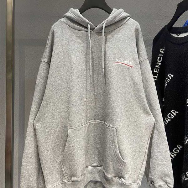 hooded sweatshirts b cola embroidered terry paris band loose grey high texture hoodie, Black
hooded sweatshirts b cola embroidered terry paris band loose grey high texture hoodie, Black