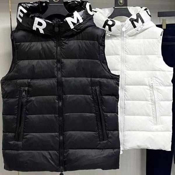 mens jackets vests puffer sleeveless thick hooded woman men loose letter zipper coat clothing outwear coats 58z8#, Black;white
mens jackets vests puffer sleeveless thick hooded woman men loose letter zipper coat clothing outwear coats 58z8#, Black;white