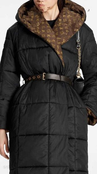 g f22ss womens hooded jackets classical letter print warm coats designer luxury long style outwear coat women casual belt waist sleevedr, Black;brown
g f22ss womens hooded jackets classical letter print warm coats designer luxury long style outwear coat women casual belt waist sleevedr, Black;brown