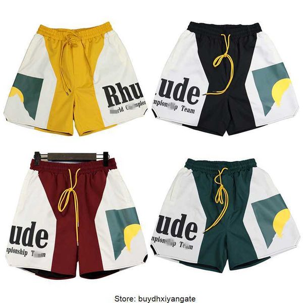 men's shorts spring summer fashion brand rhude sunset theme colorful contrast elastic sports casual short for and women high street bea, White;black
men's shorts spring summer fashion brand rhude sunset theme colorful contrast elastic sports casual short for and women high street bea, White;black