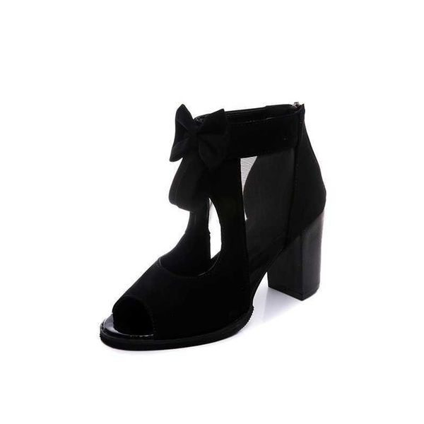 sandals women high heels summer ladies elegant butterfly knot mesh sandals back zipper fish mouth party sandalias fashion women shoes t23010, Black
sandals women high heels summer ladies elegant butterfly knot mesh sandals back zipper fish mouth party sandalias fashion women shoes t23010, Black