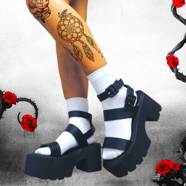 sandals 2022 brand leisure chunky platform sandals high block heels gladiator goth black shoes woman fashion trendy summer women sandals t22
sandals 2022 brand leisure chunky platform sandals high block heels gladiator goth black shoes woman fashion trendy summer women sandals t22