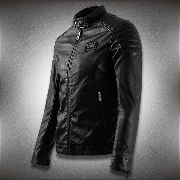pu faux leather coat men motocycle new slim fit hood biker leather jacket man applique263p, Black
pu faux leather coat men motocycle new slim fit hood biker leather jacket man applique263p, Black