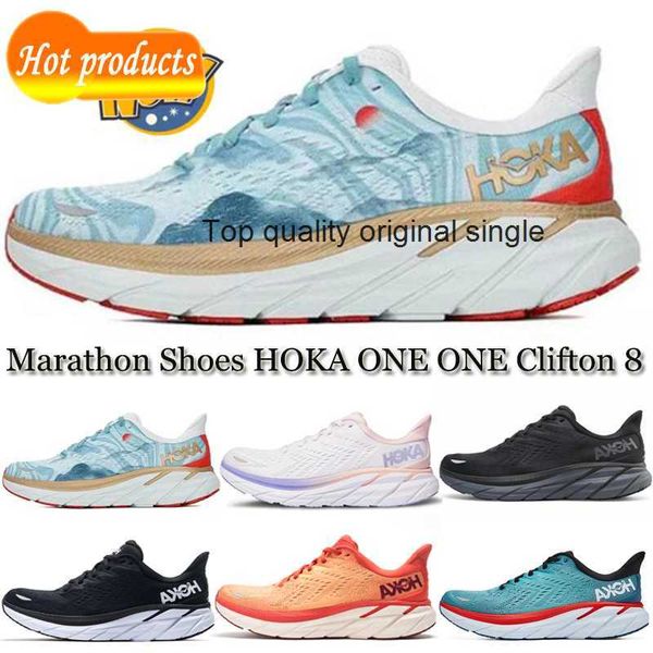 2023 sandals outdoor fashion women men running shoe hoka one clifton 8 real teal fiesta black white marathon training sneakers casual shoe
2023 sandals outdoor fashion women men running shoe hoka one clifton 8 real teal fiesta black white marathon training sneakers casual shoe