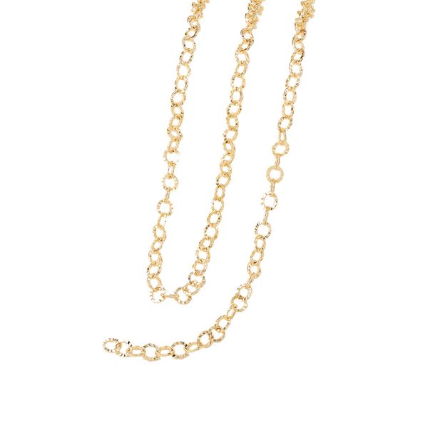gold plated cable chains 5.5mm 18k gold plated laser chain necklace chain women jewelry making supplies, Silver
gold plated cable chains 5.5mm 18k gold plated laser chain necklace chain women jewelry making supplies, Silver