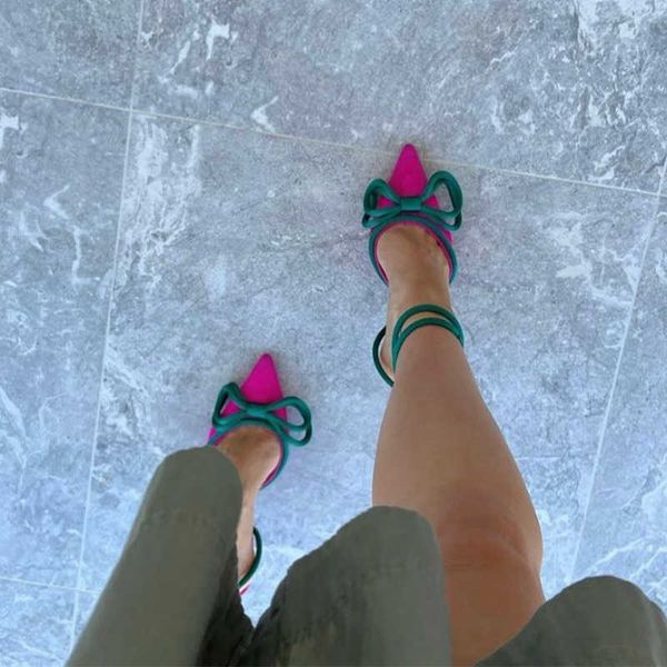 sandals 2022 new women sandals fashion silk butterfly knot female shoes buckle pointed toe thin high heels party ladies pumps t230208, Black
sandals 2022 new women sandals fashion silk butterfly knot female shoes buckle pointed toe thin high heels party ladies pumps t230208, Black