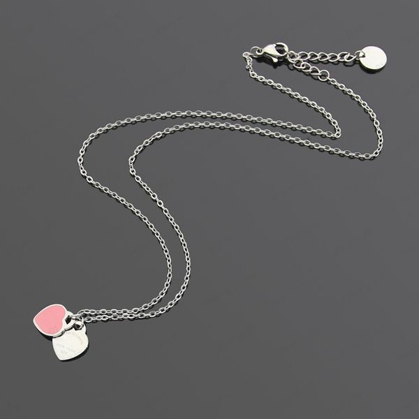 pendant necklaces designer heart necklace bracelet womens stainless steel couple pendant luxury jewelry on the neck valentine day gift for g, Silver
pendant necklaces designer heart necklace bracelet womens stainless steel couple pendant luxury jewelry on the neck valentine day gift for g, Silver