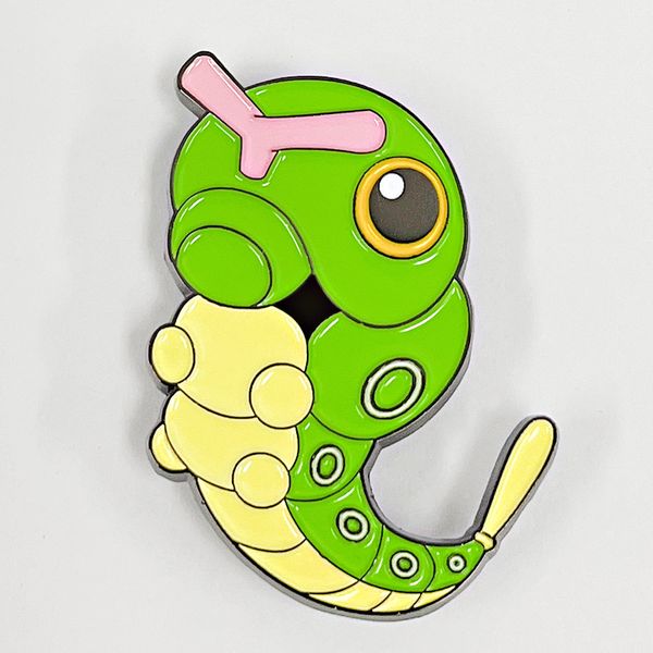 green caterpillar accessories childhood memory cute anime movies games hard enamel pins collect metal cartoon brooch, Blue
green caterpillar accessories childhood memory cute anime movies games hard enamel pins collect metal cartoon brooch, Blue