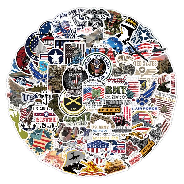 100pcs american army stickers skate accessories waterproof vinyl sticker for skateboard lapnotebook luggage water bottle car decals kids toy
100pcs american army stickers skate accessories waterproof vinyl sticker for skateboard lapnotebook luggage water bottle car decals kids toy