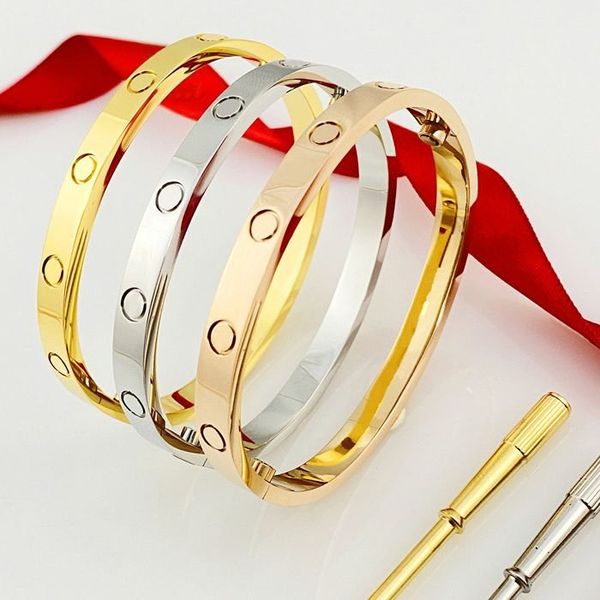 classical love bracelet bangles for women men titanium steel screw screwdriver designer bangle bracelet 18k gold jewelry never fade with red, Black
classical love bracelet bangles for women men titanium steel screw screwdriver designer bangle bracelet 18k gold jewelry never fade with red, Black