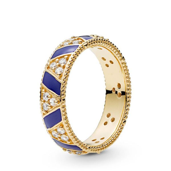 blue stripes and stones ring yellow gold plated with original box for pandora 925 sterling silver wedding party jewelry for women men girlfr, Slivery;golden
blue stripes and stones ring yellow gold plated with original box for pandora 925 sterling silver wedding party jewelry for women men girlfr, Slivery;golden