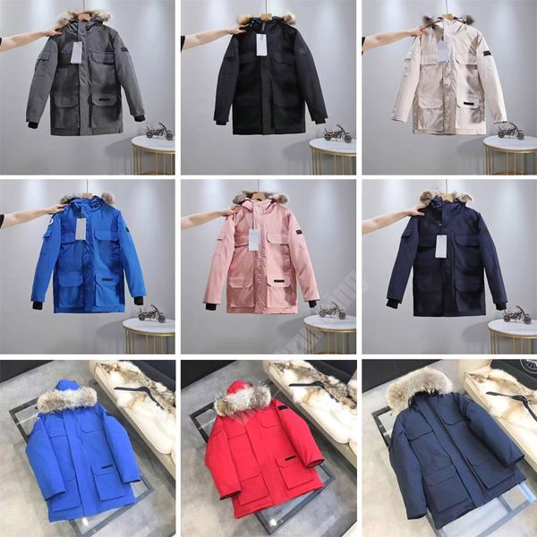 2023 mens womens down winter jacket cotton women's fashion outdoor style couple thickening warm highquality custom designer clothing ca, Black
2023 mens womens down winter jacket cotton women's fashion outdoor style couple thickening warm highquality custom designer clothing ca, Black