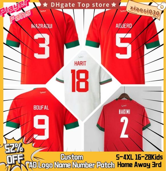 2022 world cup morocco soccer jerseys maroc jersey kit home away 2023 hakimi maillot de foot ziyech boufal fajr munir ait bennasser amrabat, Black;yellow
2022 world cup morocco soccer jerseys maroc jersey kit home away 2023 hakimi maillot de foot ziyech boufal fajr munir ait bennasser amrabat, Black;yellow