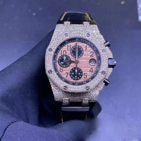 moissanite silver diamond watch pass test automatic eta movement t op quality men luxury full iced out sapphire watches with chronograph wor, Slivery;brown
moissanite silver diamond watch pass test automatic eta movement t op quality men luxury full iced out sapphire watches with chronograph wor, Slivery;brown