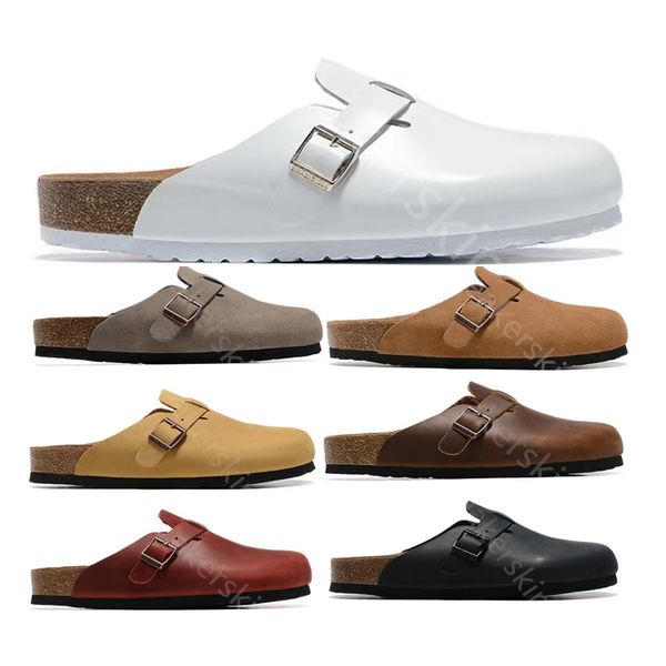 new boston casual shoes designer slippers clogs cork flat slippers fashion leather slide outdoor beach sandals 35-46, Black
new boston casual shoes designer slippers clogs cork flat slippers fashion leather slide outdoor beach sandals 35-46, Black
