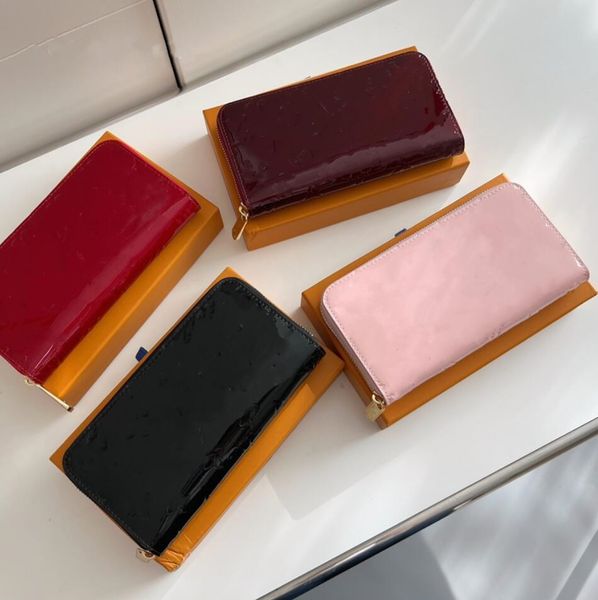 woman designer wallet purse original box patent leather card holder cash keys bags handbag woman ladies2005, Red;black
woman designer wallet purse original box patent leather card holder cash keys bags handbag woman ladies2005, Red;black