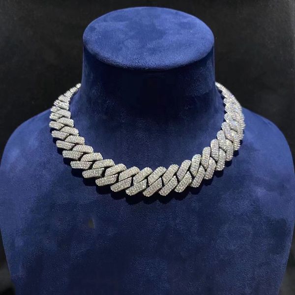 2022 new exclusive crafting necklace bracelet diamond hip hop cuba 14mm / 18mm / 20mm mosamite set 925 sterling silver base accepted for cus, Black
2022 new exclusive crafting necklace bracelet diamond hip hop cuba 14mm / 18mm / 20mm mosamite set 925 sterling silver base accepted for cus, Black
