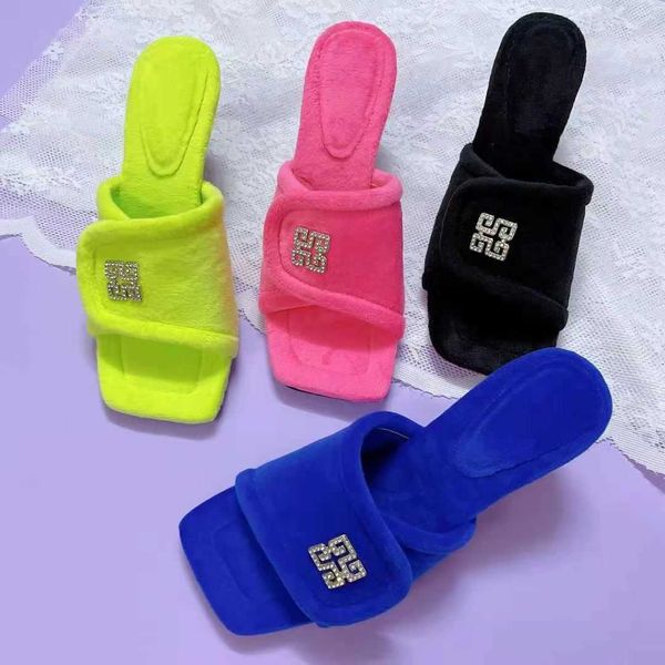 sandals 2022 autumn women's cotton velvet slippers ladies square toe stilettos slippers female winter outwear suede candy colors sandal, Black
sandals 2022 autumn women's cotton velvet slippers ladies square toe stilettos slippers female winter outwear suede candy colors sandal, Black