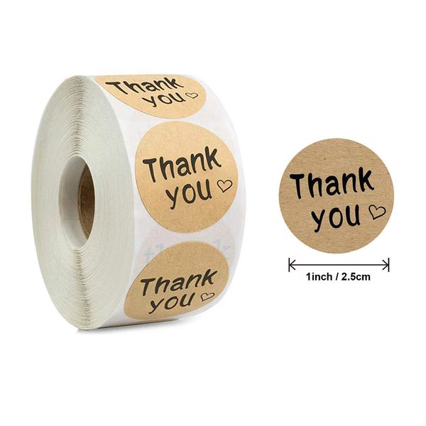 thank you stickers roll 500pcs adhesive labels kraft paper decorative sealing stickers for gifts 122021
thank you stickers roll 500pcs adhesive labels kraft paper decorative sealing stickers for gifts 122021