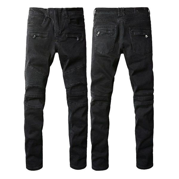 fashion brand balm mens jeans black slim fit trousers for men cargo zipper pocket pencil pants, Blue
fashion brand balm mens jeans black slim fit trousers for men cargo zipper pocket pencil pants, Blue