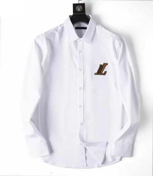 luxurys designers men's dress shirts fashion trend casual business cocktail shirt long sleeve solid color summer comfortable stand coll, White;black
luxurys designers men's dress shirts fashion trend casual business cocktail shirt long sleeve solid color summer comfortable stand coll, White;black