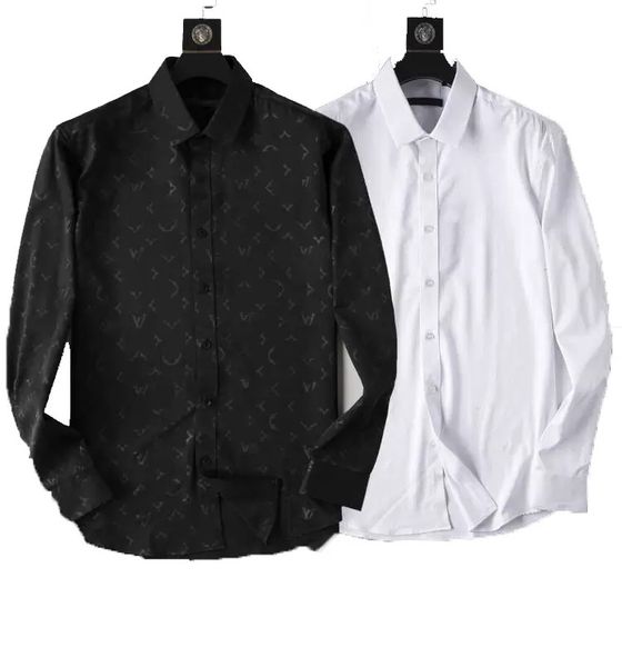 luxurys designers men's dress shirts fashion trend casual business cocktail shirt long sleeve solid color summer comfortable stand coll, White;black
luxurys designers men's dress shirts fashion trend casual business cocktail shirt long sleeve solid color summer comfortable stand coll, White;black