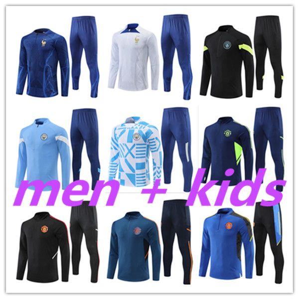 man city mans utd designer jacket jerseys tracksuits training chandal futbol tuta maillot soccer football retro kit survetement foot kids an, Black;yellow
man city mans utd designer jacket jerseys tracksuits training chandal futbol tuta maillot soccer football retro kit survetement foot kids an, Black;yellow