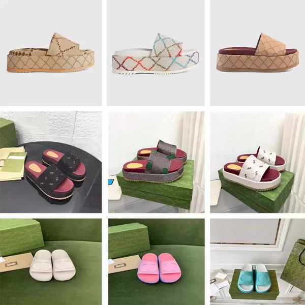 designer slippers colorful womens platform fashion sandals mid heel high 55mm canvas strap box sandals nmj, Black
designer slippers colorful womens platform fashion sandals mid heel high 55mm canvas strap box sandals nmj, Black