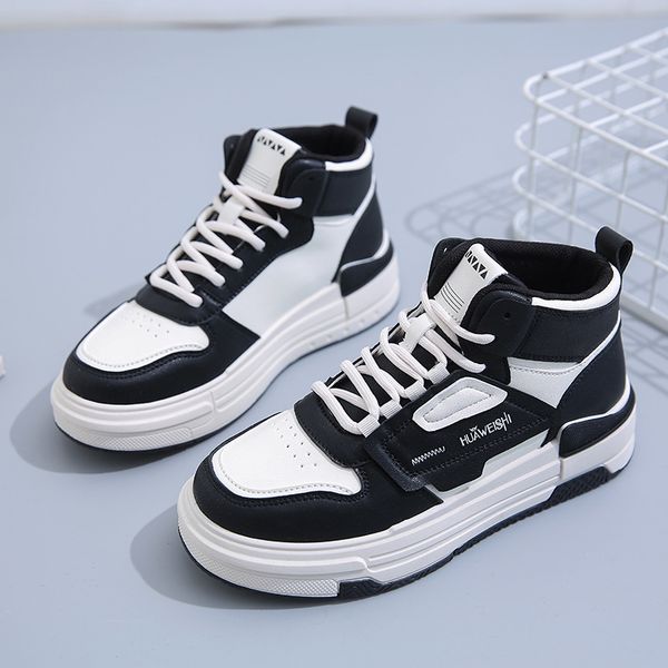 new style small white shoes in autumn and winter high profile thick soled casual women's shoes with soft soles, Black
new style small white shoes in autumn and winter high profile thick soled casual women's shoes with soft soles, Black