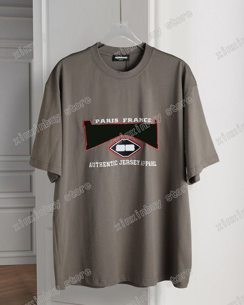 xinxinbuy men designer destroyed tee t shirt paris red letters embroidery short sleeve cotton women khaki apricot black xs-2xl, Black;brown
xinxinbuy men designer destroyed tee t shirt paris red letters embroidery short sleeve cotton women khaki apricot black xs-2xl, Black;brown