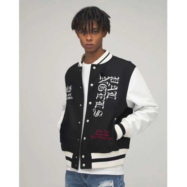 palm designer baseball jacket black white contrast color men women cardigan coat fashion long-sleeved sportswear, Black;brown
palm designer baseball jacket black white contrast color men women cardigan coat fashion long-sleeved sportswear, Black;brown