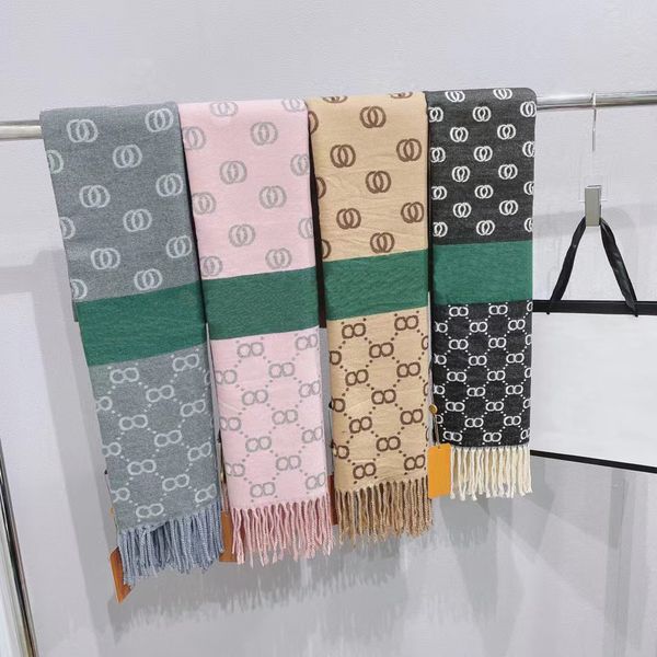 2022 new women's designer high-end luxury scarves fashion brand 100% cashmere warm wool scarf ladies winter long shawl scarf 4 colours, Blue;gray
2022 new women's designer high-end luxury scarves fashion brand 100% cashmere warm wool scarf ladies winter long shawl scarf 4 colours, Blue;gray