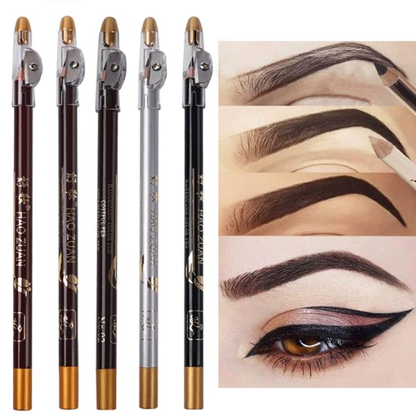 12pcs/lot 5 colors eyebrow pencil enhancers easy to use eyeshadow long lasting natural cosmetic waterproof microblading wood eyebrow pencils
12pcs/lot 5 colors eyebrow pencil enhancers easy to use eyeshadow long lasting natural cosmetic waterproof microblading wood eyebrow pencils
