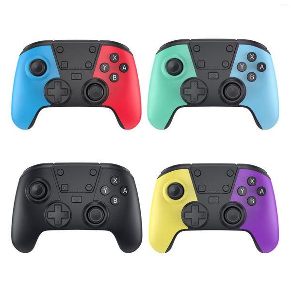 Image of Game Controllers Mooroer Bluetooth Double Vibration Controller For NS Pro Wireless Gamepad Joystick NS-Switch Console USB 6Axis Joypad