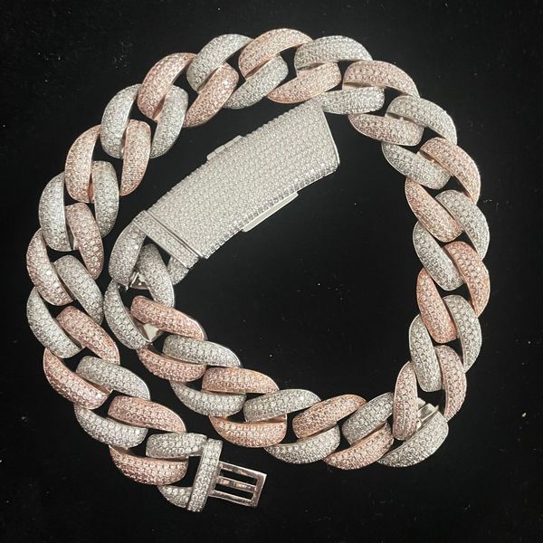 20mm 18inch -24inch silver rose gold color full cz miami cuban chain necklace hiphop rapper street jewelry for men
20mm 18inch -24inch silver rose gold color full cz miami cuban chain necklace hiphop rapper street jewelry for men